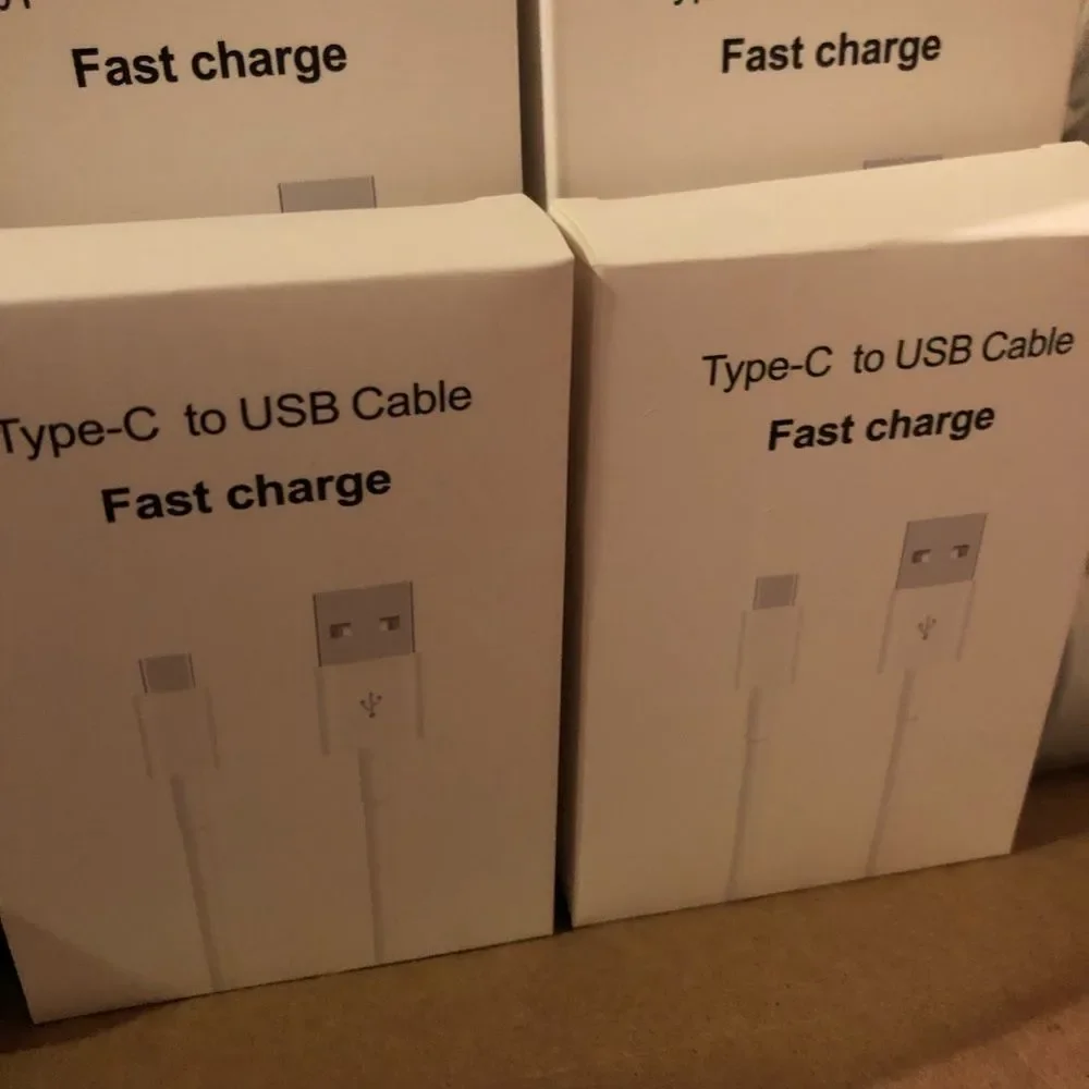Set of 3 charging cables type C to USB cable FAST CHARGE retail $45